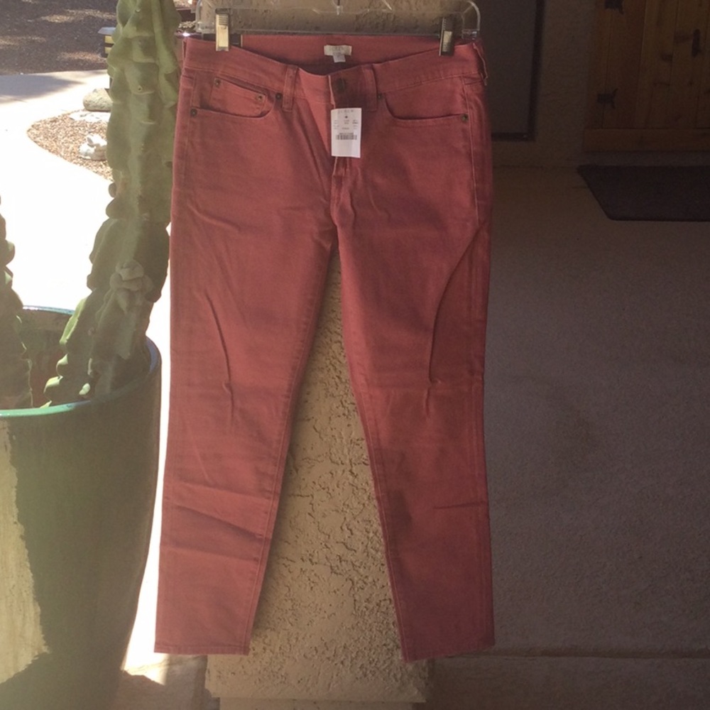 Rose colored JCrew Jeans